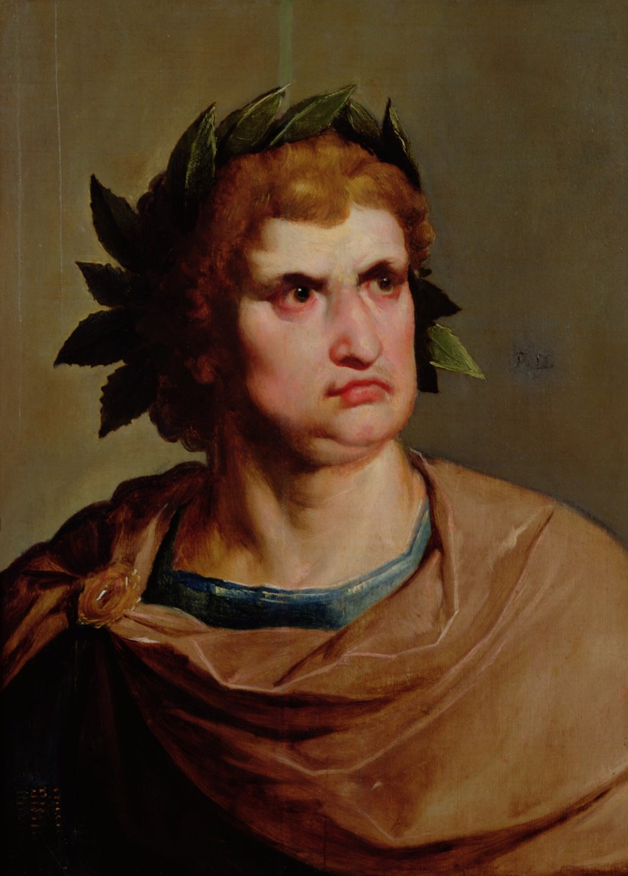 Romersk kejser, muligvis Nero (37-68) c.1625-30 af Pieter Fransz de Grebber