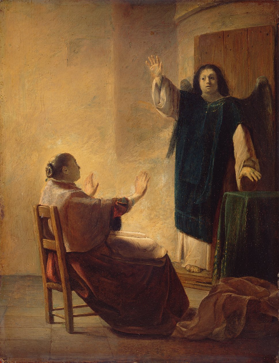 Englen, der viser sig for Anna af Pieter Fransz de Grebber