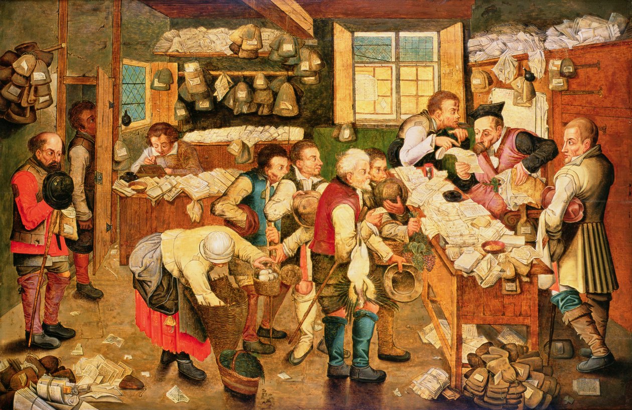 Tiendeopkræveren af Pieter III Brueghel