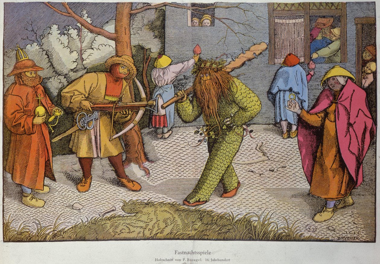 Hurtige natspil af Pieter III attr. to Brueghel
