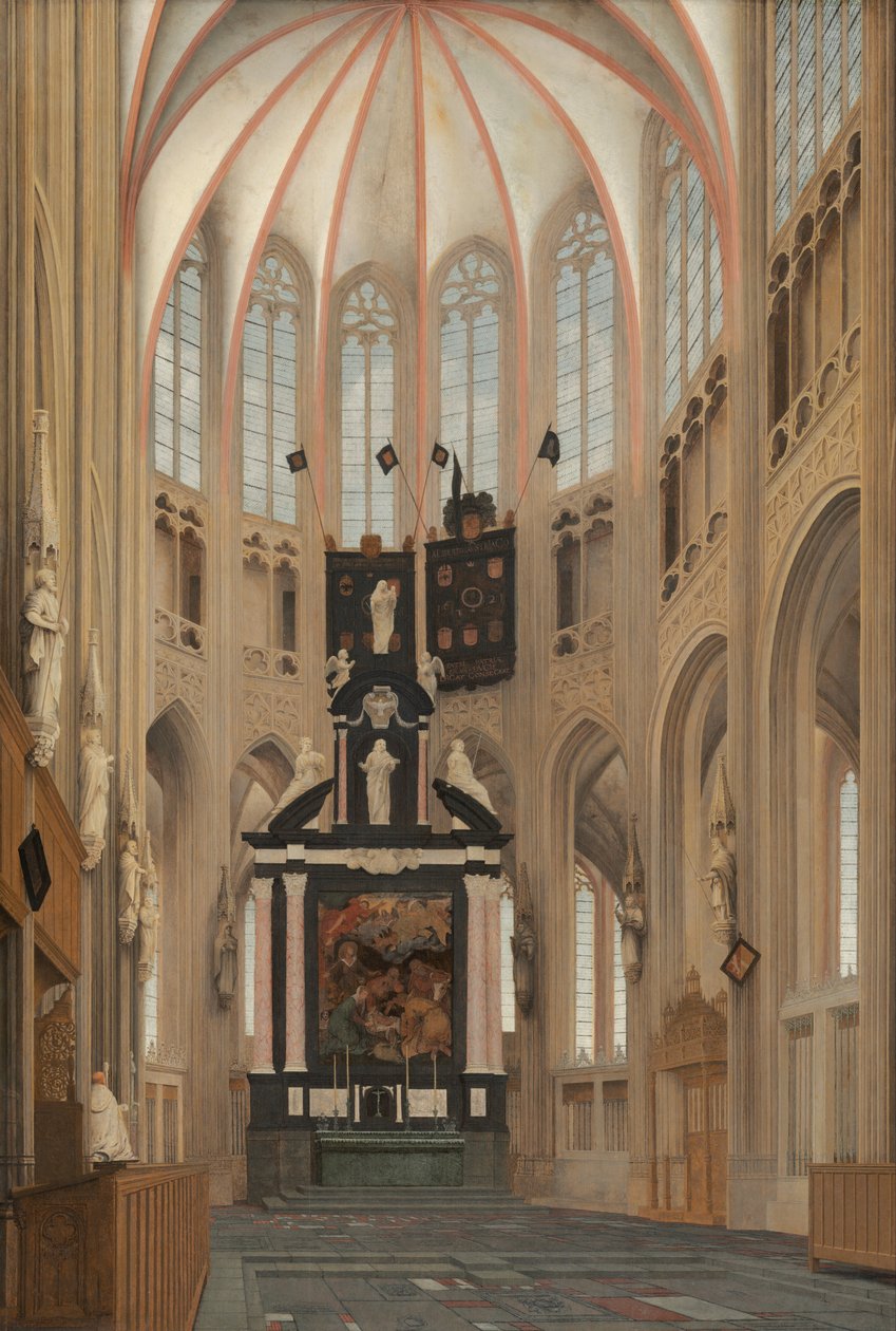Sankt Johannes katedral af Pieter Janszoon Saenredam