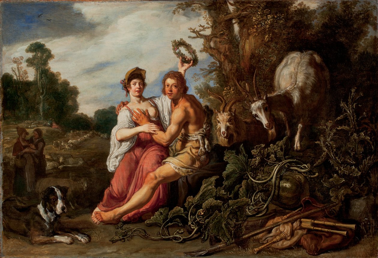 Paris og Oenone, 1619 af Pieter Lastman