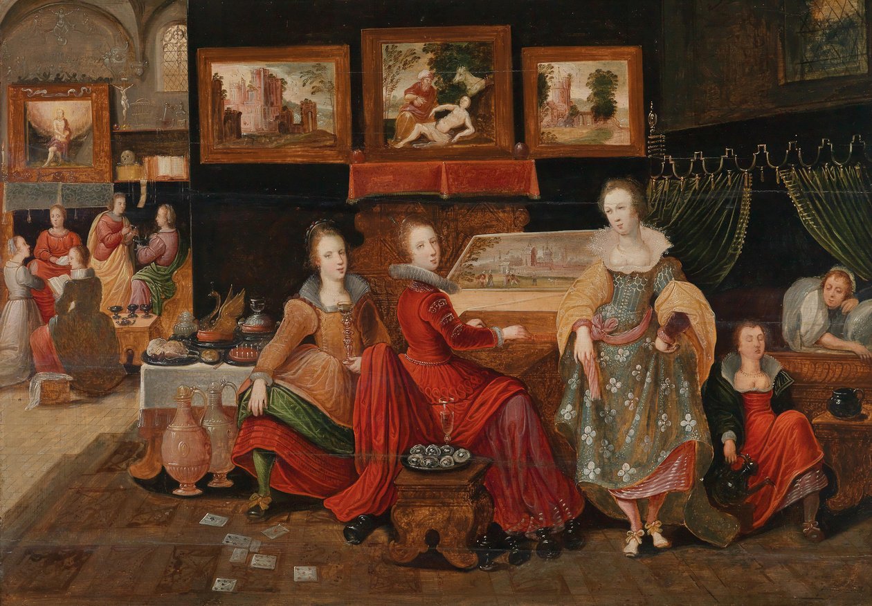 Lignelsen om de kloge og tåbelige jomfruer af Pieter Lisaert IV.