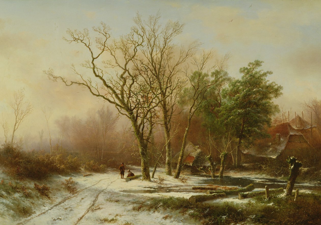 En vinteraften af Pieter Lodewijk Francisco Kluyver