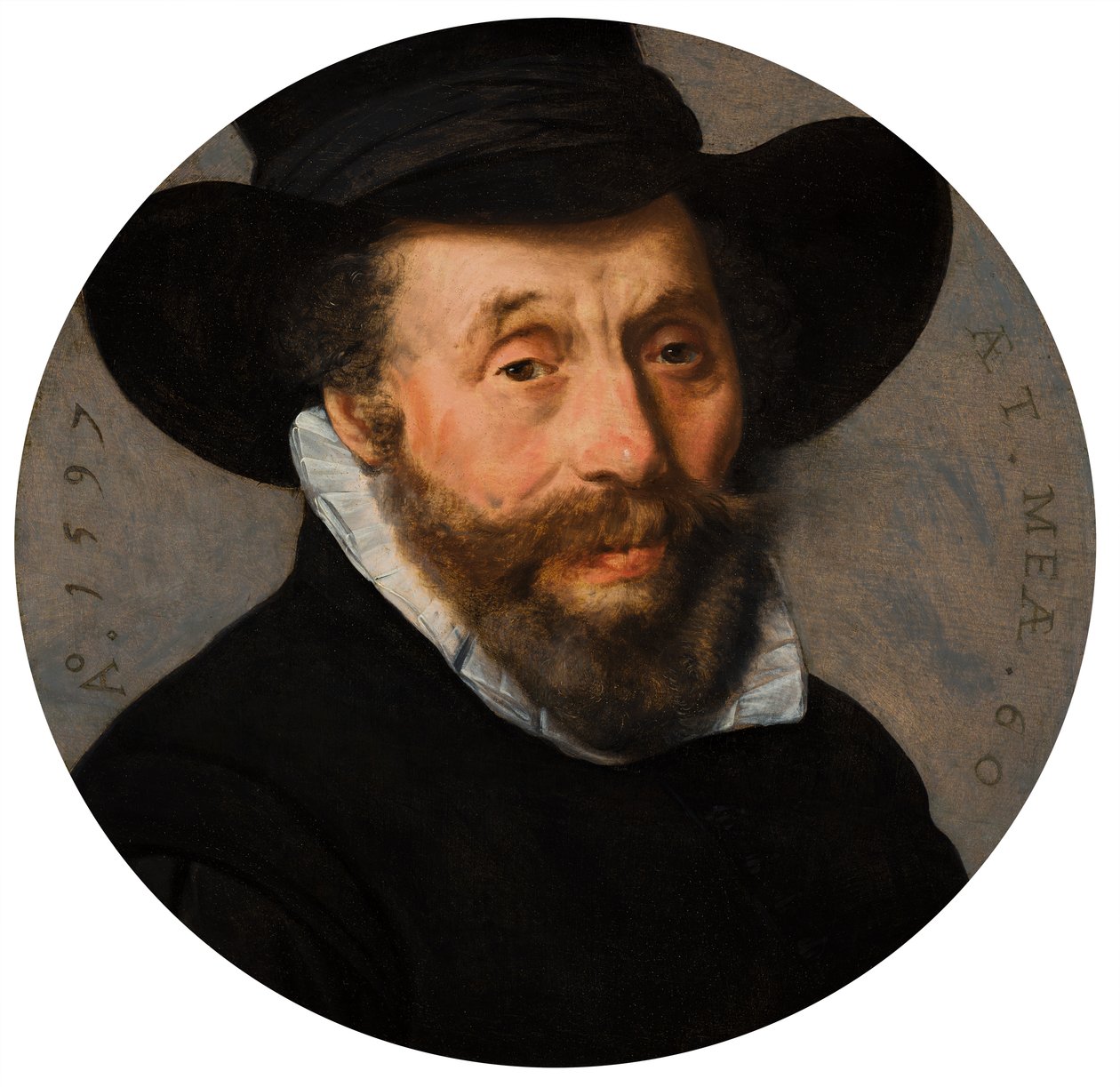 Portræt af en mand af Pieter Pietersz the Elder