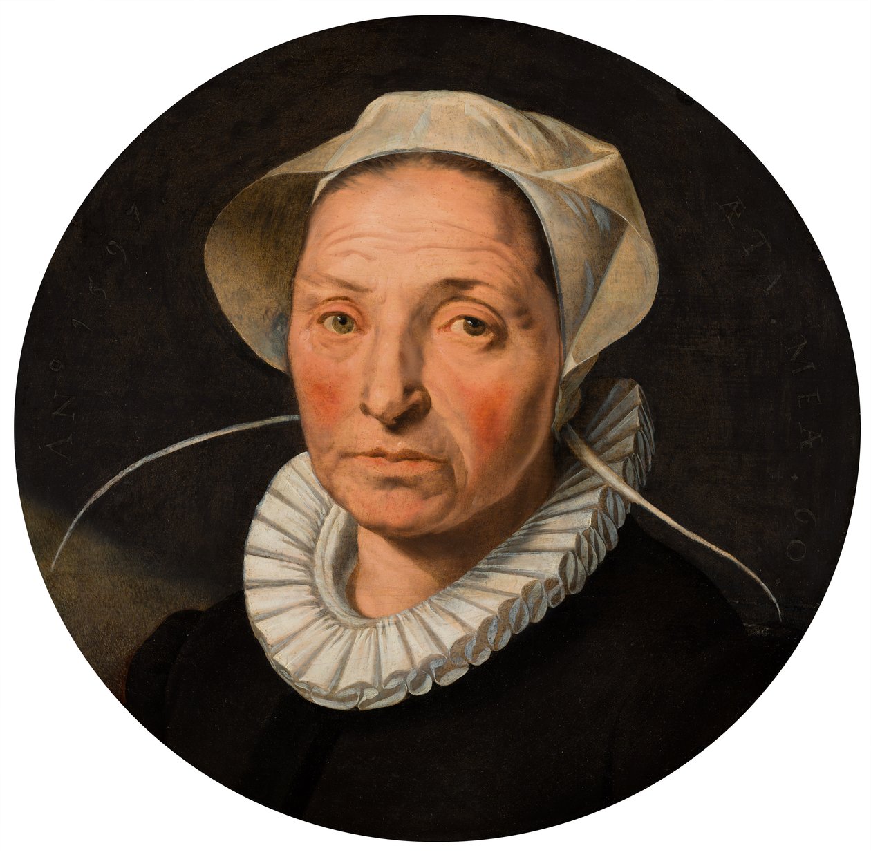 Portræt af en kvinde af Pieter Pietersz the Elder