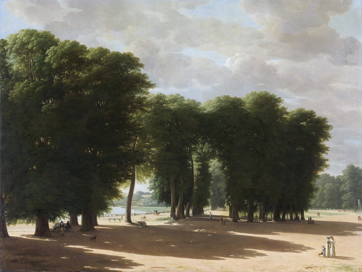 Indgangen til parken Saint-Cloud, Paris af Pieter Rudolph Kleijn