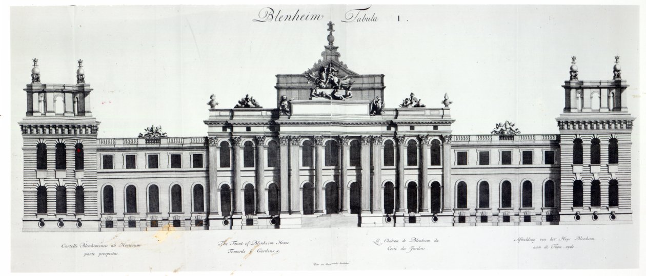 Blenheim Palace af Pieter Stevens van Gunst