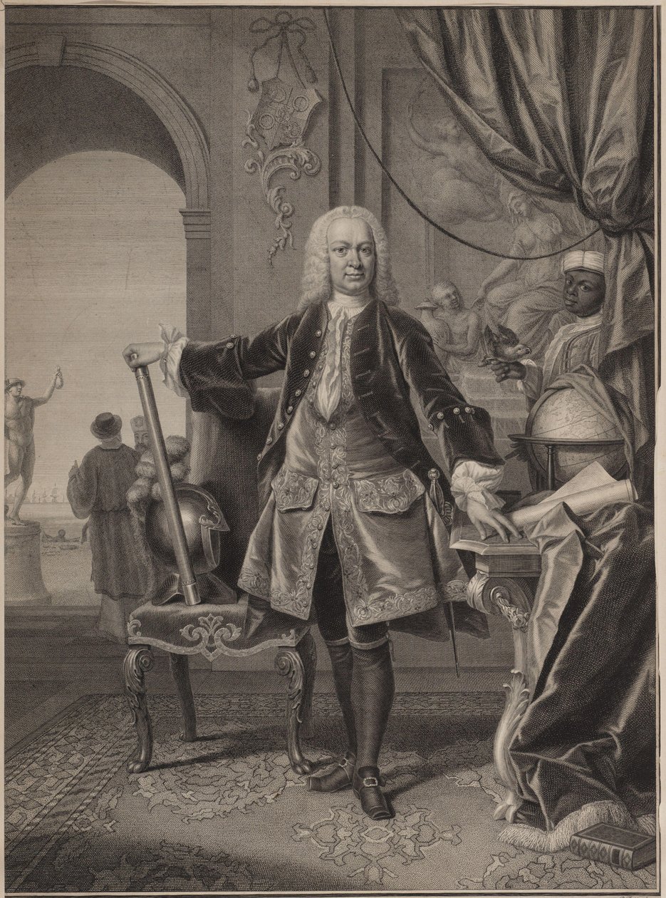 Gustaaf Willem Baron van Imhoff, generalguvernør for det hollandske østindiske kompagni af Pieter Tanjé