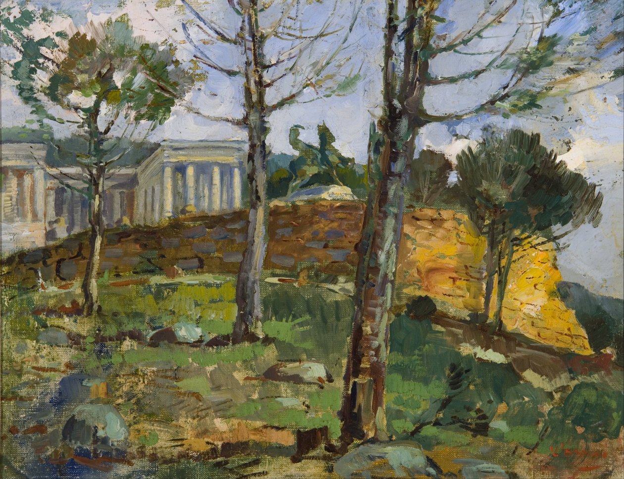 Rhodos mindesmærke af Pieter Wenning