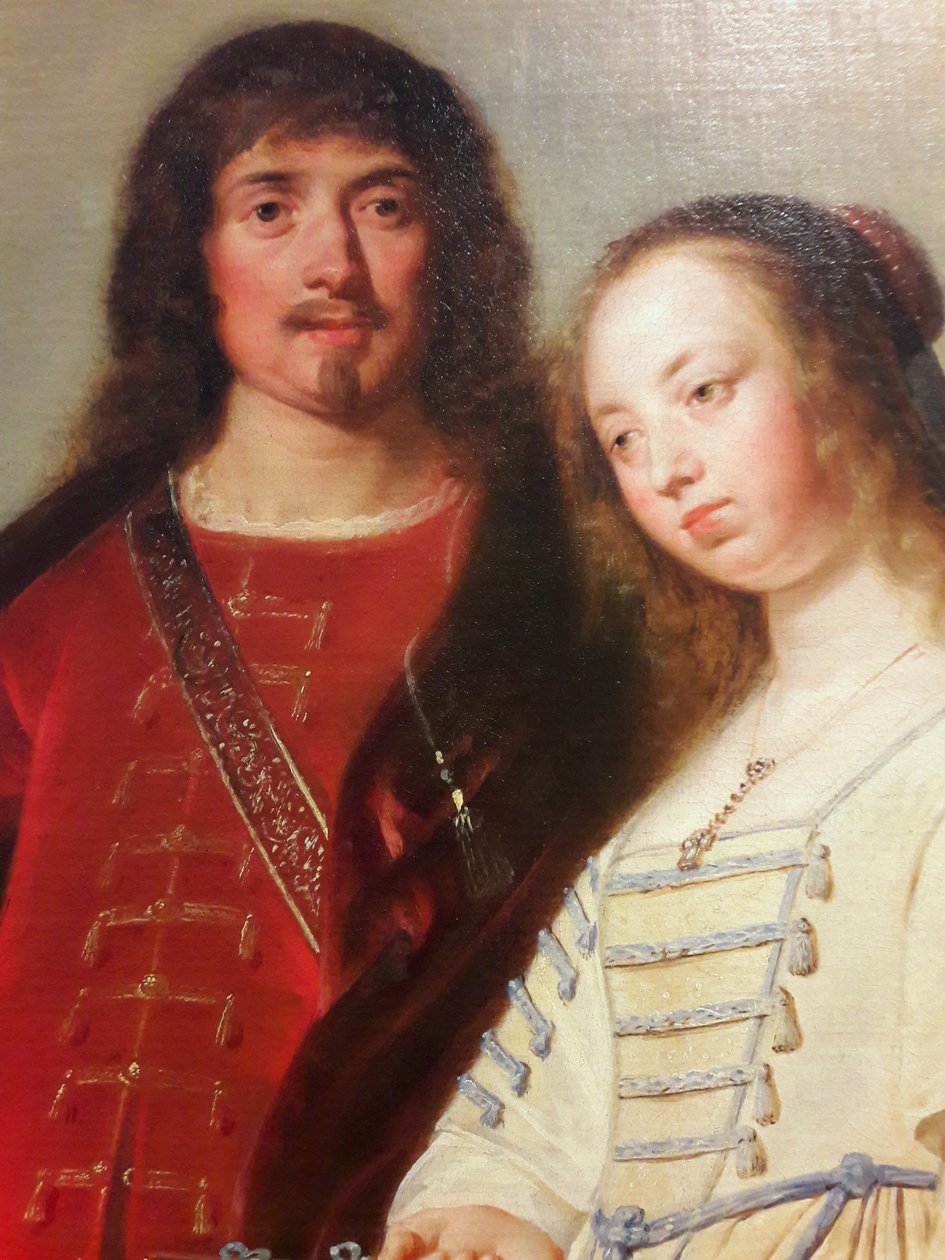 Familieportræt i et landskab af Pieter Fransz de Grebber
