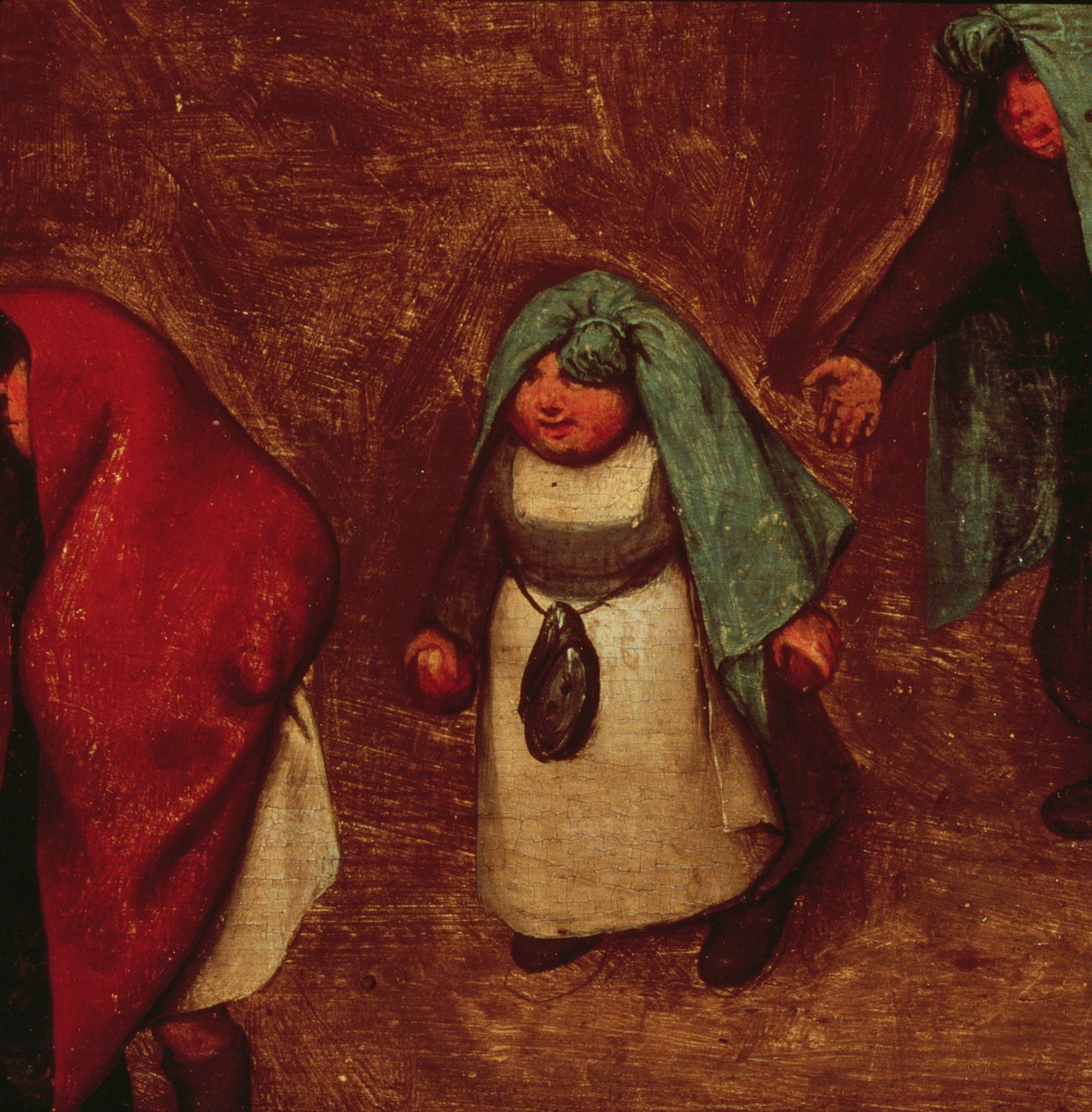 Børnelege, detalje i venstre sektion, 1560 af Pieter Bruegel the Elder