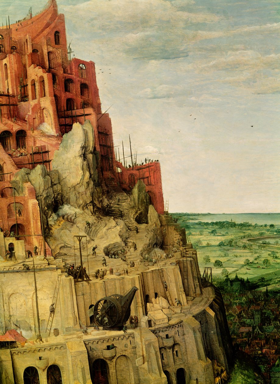 Babelstårnet (detalje af 345) af Pieter Bruegel the Elder