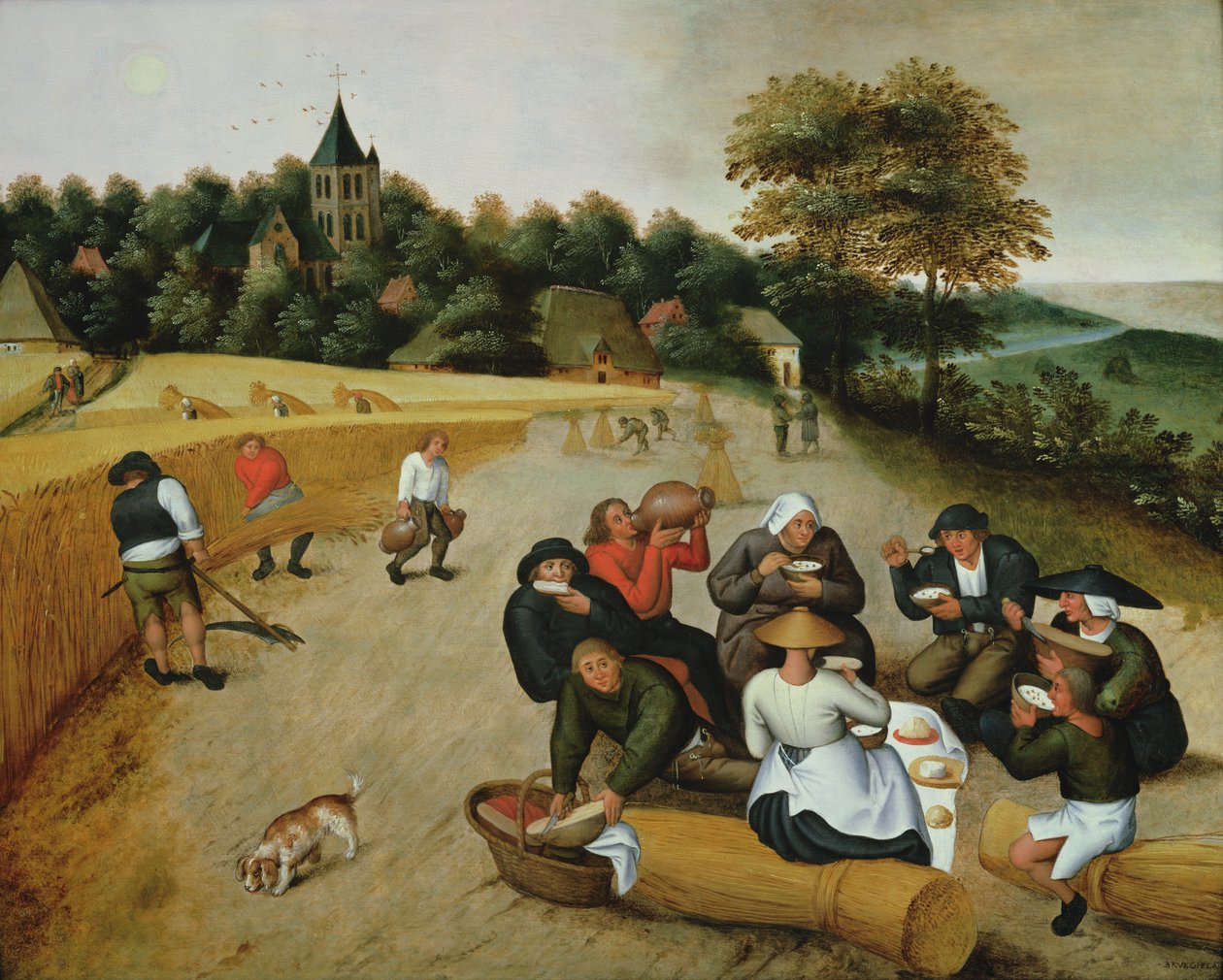 Sommer af Pieter Brueghel the Younger