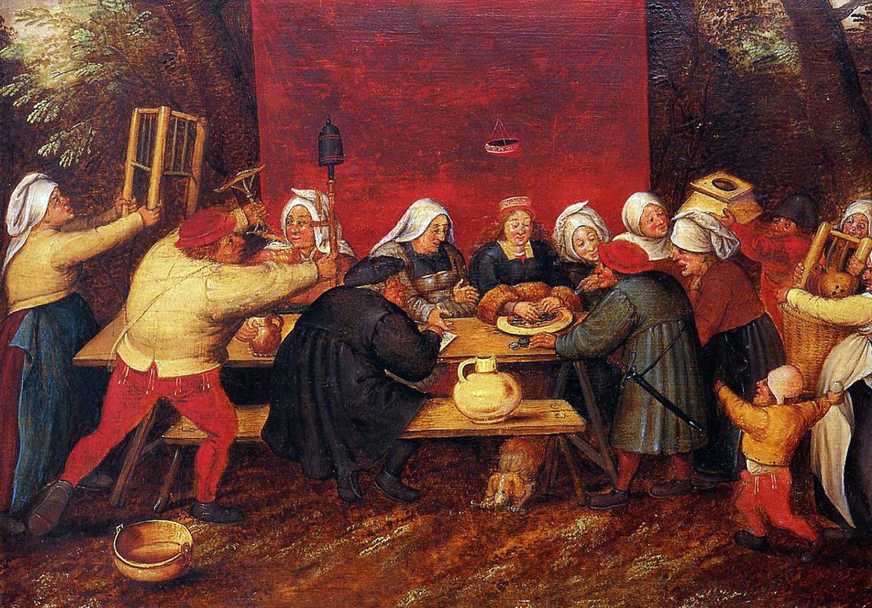 Bryllupsgaverne, c.1619 af Pieter Brueghel the Younger