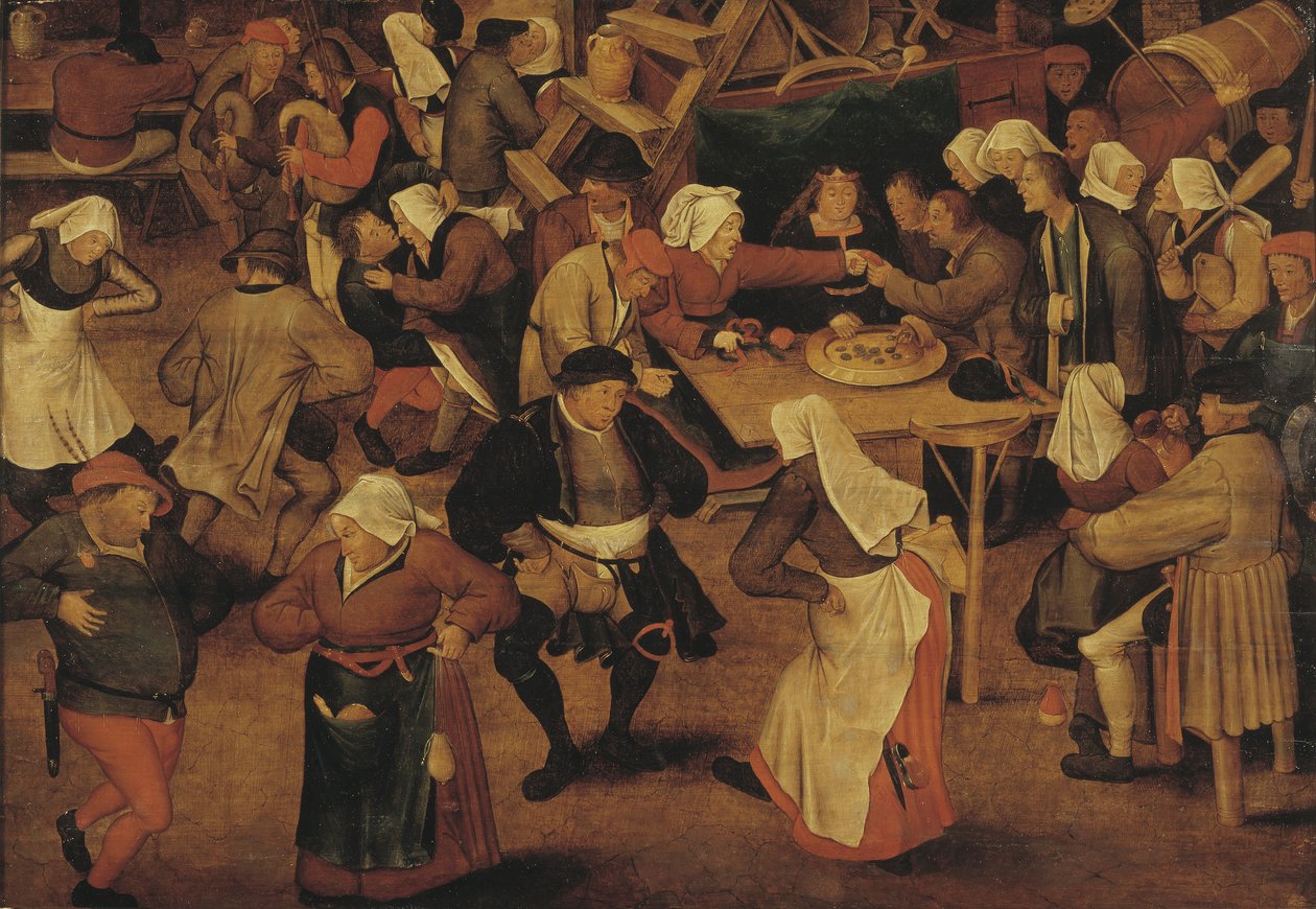 Bryllupsdansen af Pieter the Younger after Brueghel