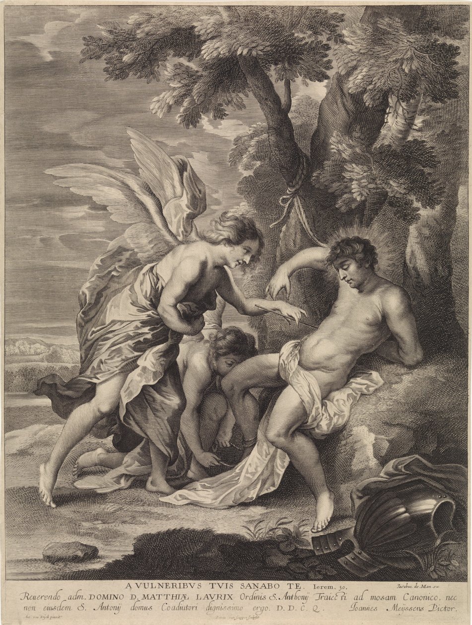 Sankt Sebastian af Pieter van Schuppen