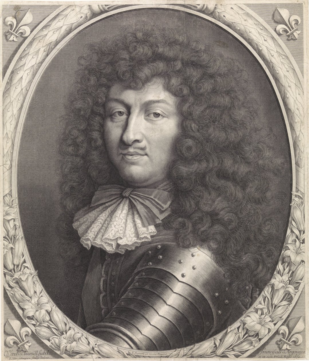 Portræt af Louis XIV af Frankrig af Pieter van Schuppen