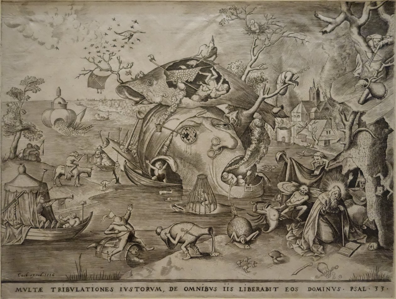 Fristelsen til den hellige anthony af Pieter van der Heyden