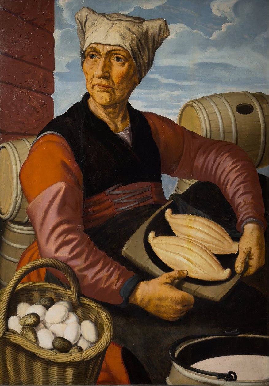 En hollandsk bondekone, ca. 1550 (Olie på træ) af Pieter (1507/08 75) Aertsen