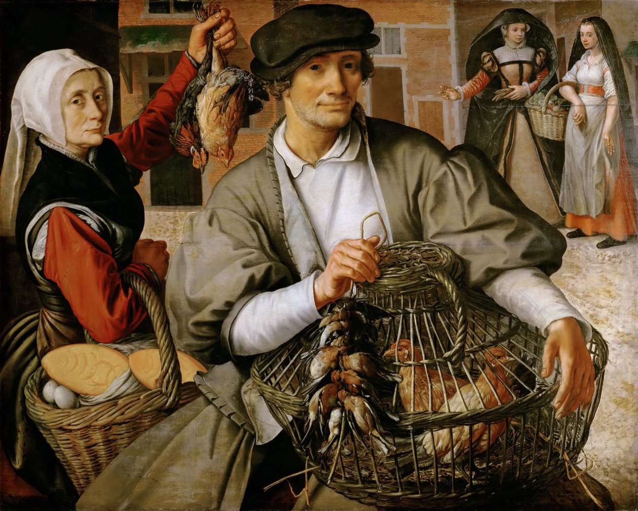 Markedsscene, ca. 1560-65 (olie på træ) af Pieter Aertsen