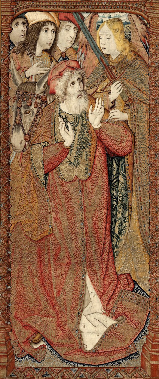 Triumfer for Guds Moder eller Guldspurve, ca. 1500-02 (tæppe) af Pieter (attr. to) Coecke van Aelst