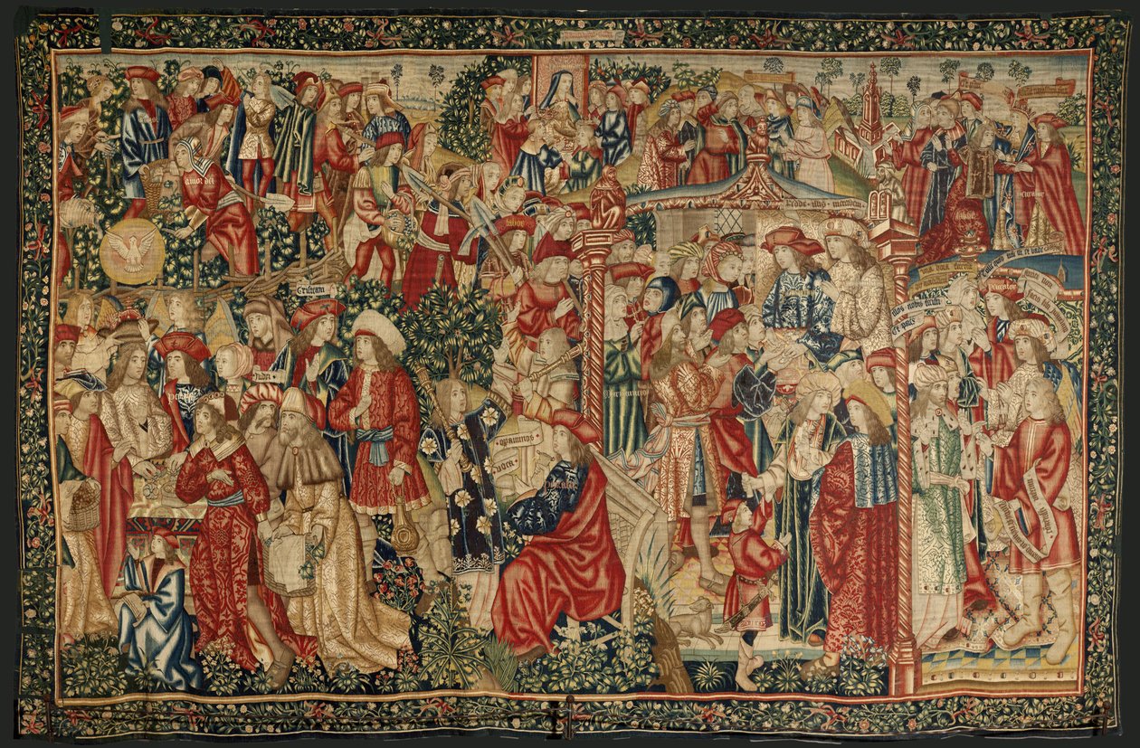 Lignelsen om arbejderne i vingården, ca. 1500 (tæppe) af Pieter (studio of) Coecke van Aelst