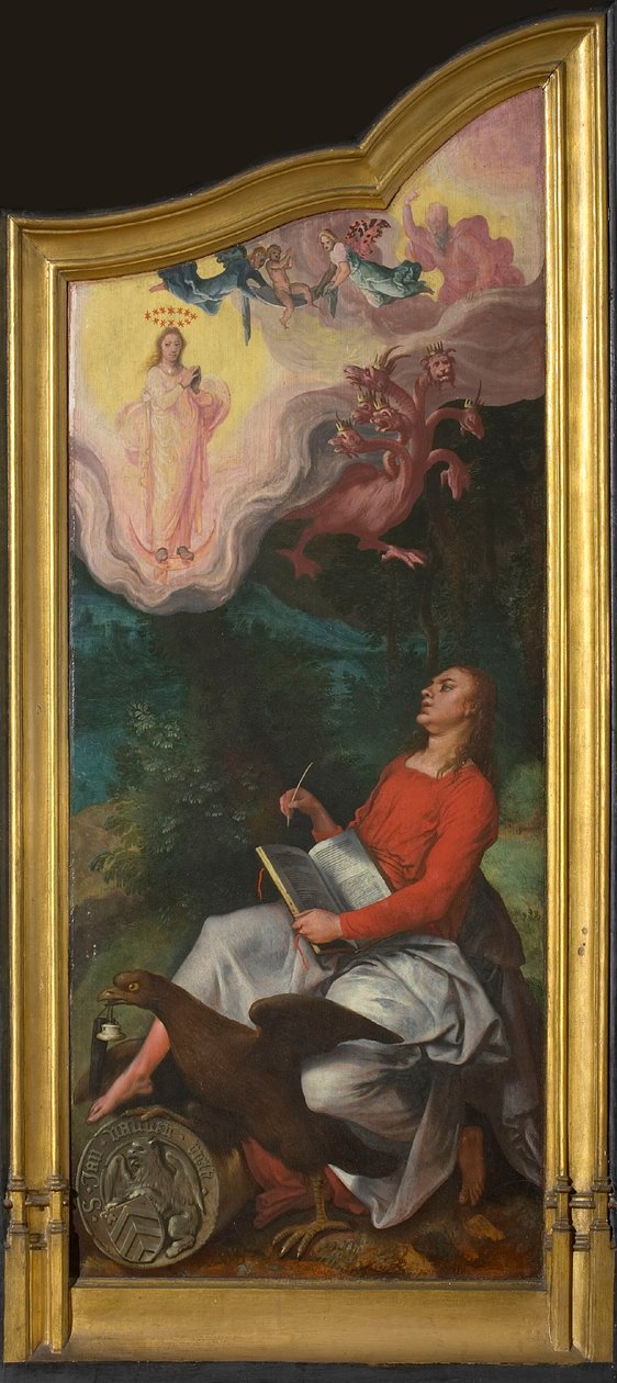 Jan van der Biest Triptykon højre panel. af Pieter Aertsen