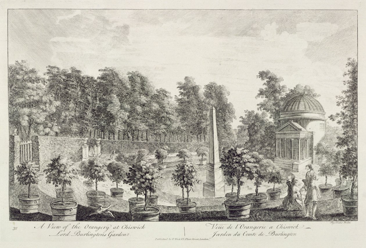 Udsigt over Orangeriet, Lord Burlington