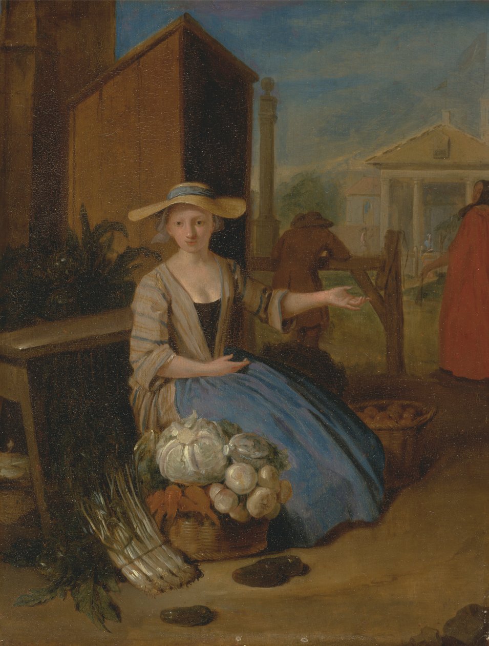 Grøntsagssælger, Covent Garden af Pieter Angillis
