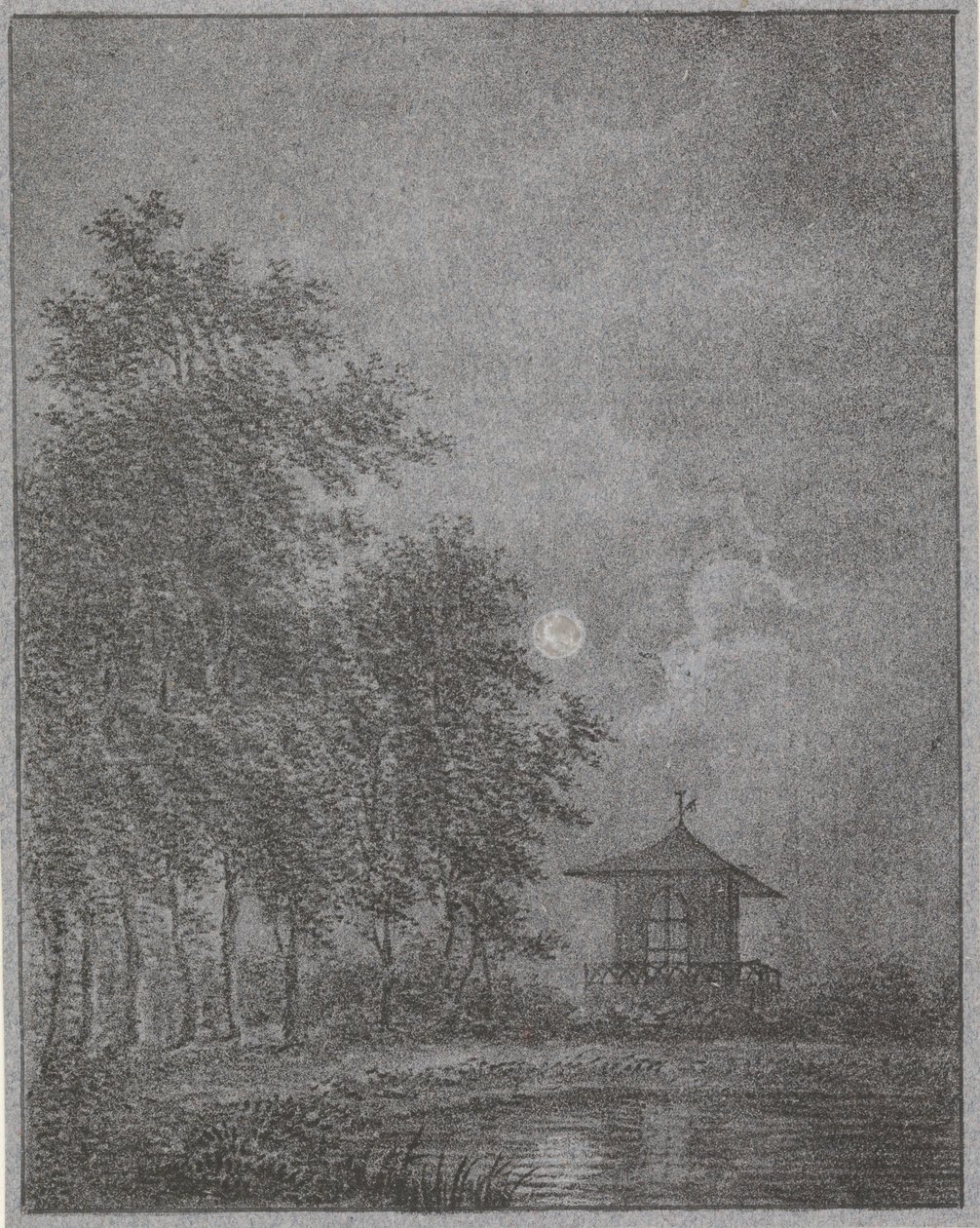 Have ved måneskin af Pieter Bartholomeusz. Barbiers