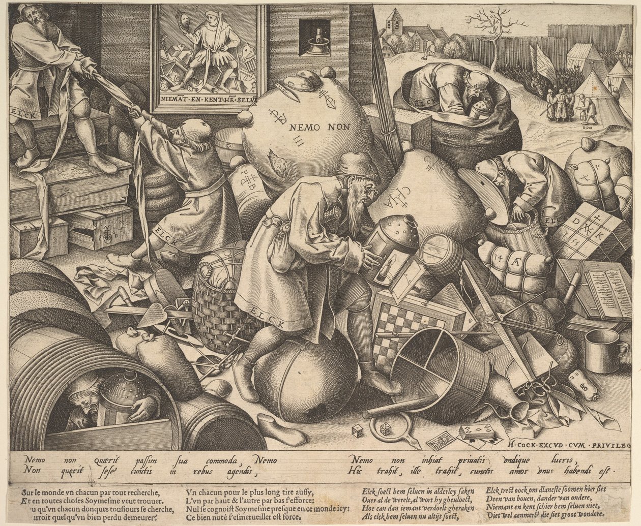 Everyman, ca.1558 af Pieter Bruegel the Elder