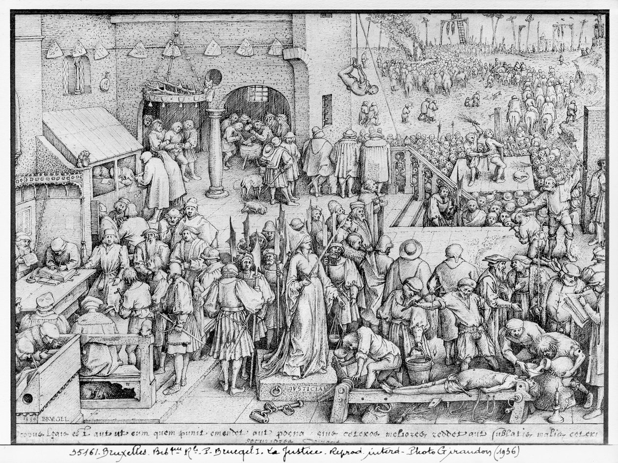 Retfærdighed, 1559 af Pieter Bruegel the Elder