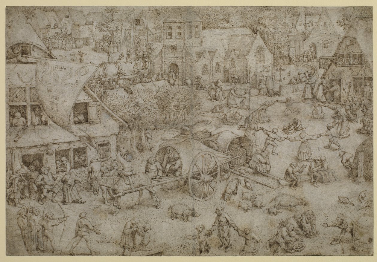 tivoli i Hoboken, 1559 af Pieter Bruegel the Elder