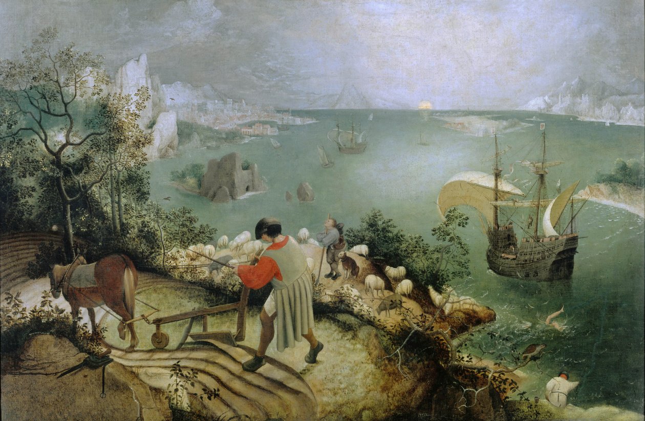 Landskab med Icarus 