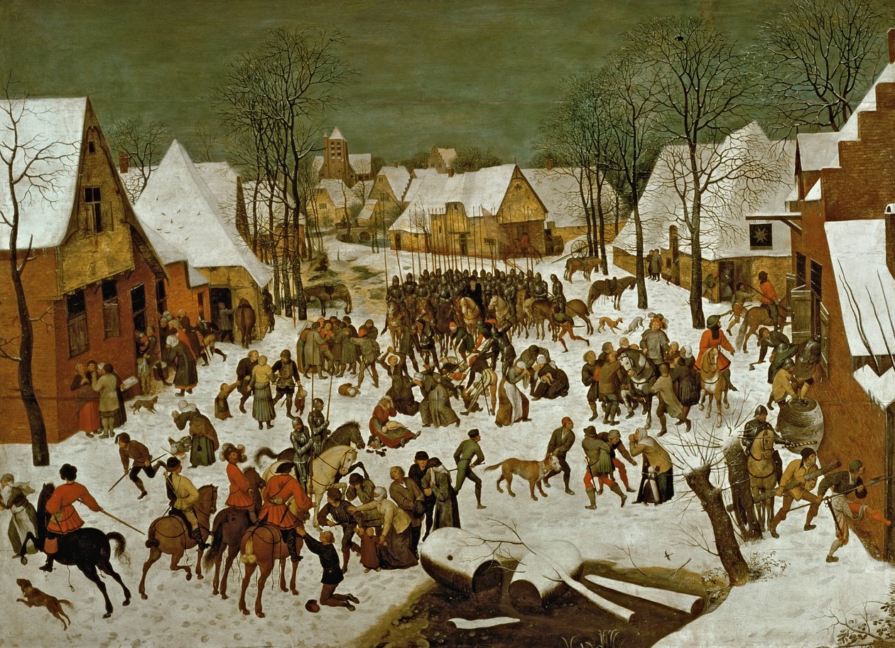Massakren på de uskyldige, 1565-66 af Pieter Bruegel the Elder