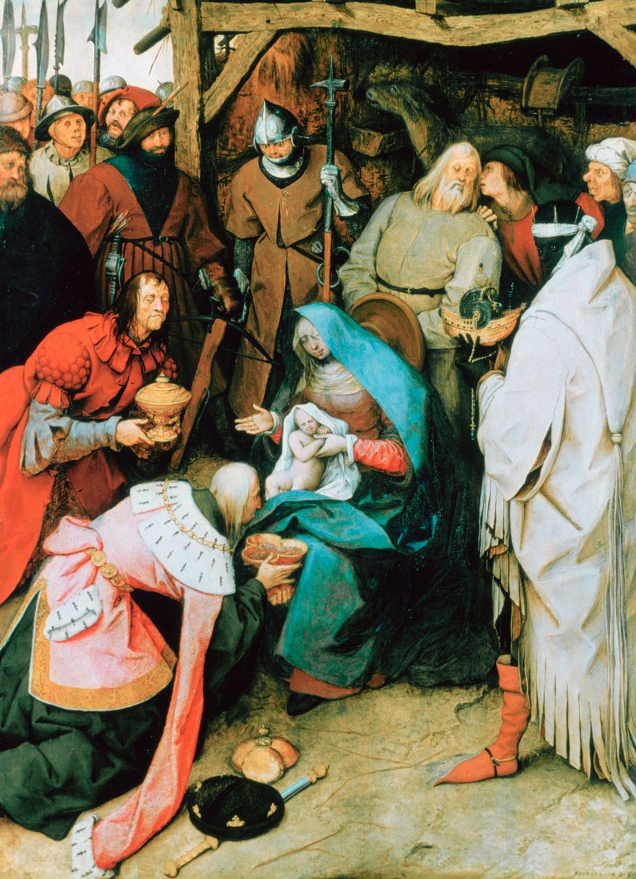 Kongernes tilbedelse, 1564 af Pieter Bruegel the Elder