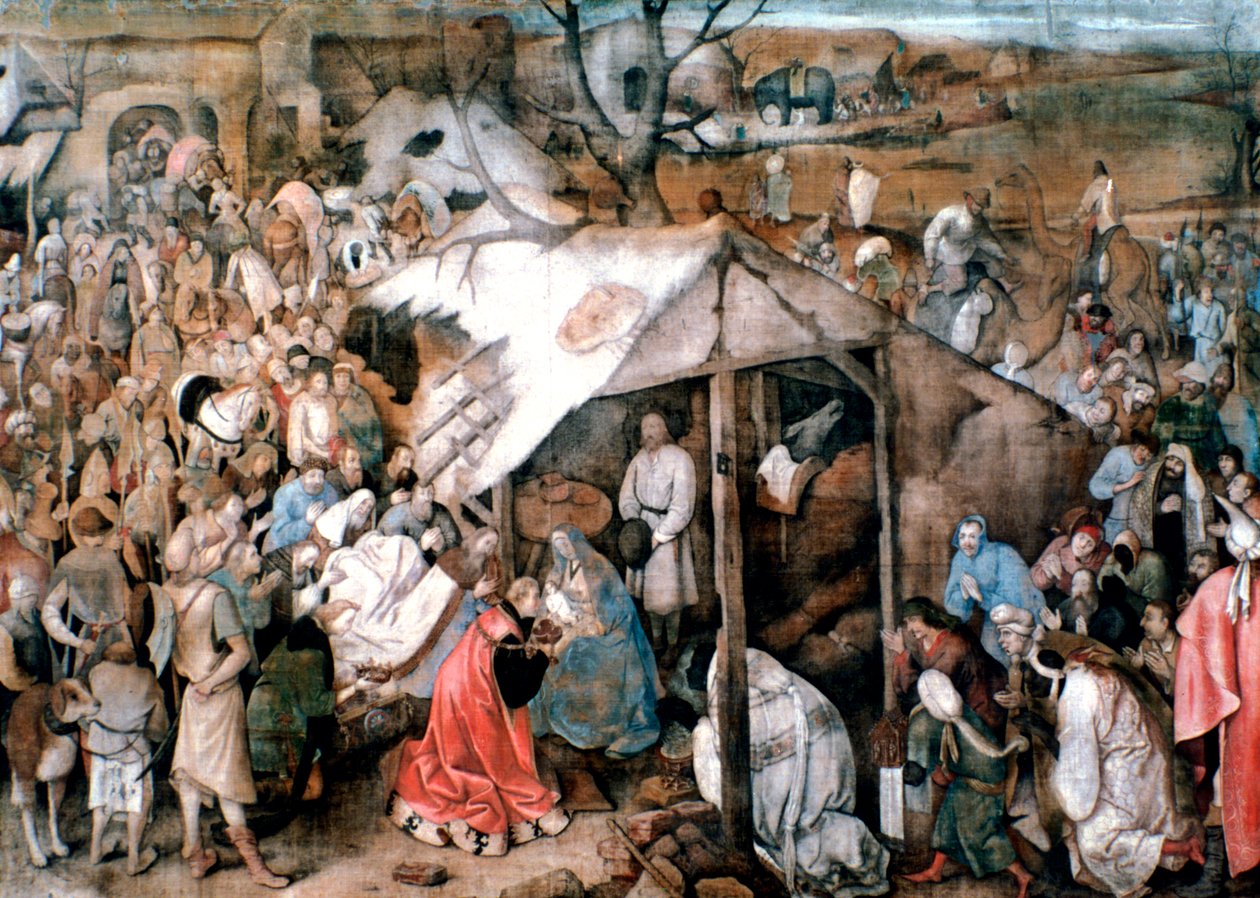 Kongernes tilbedelse, c1556-1562 af Pieter Bruegel the Elder