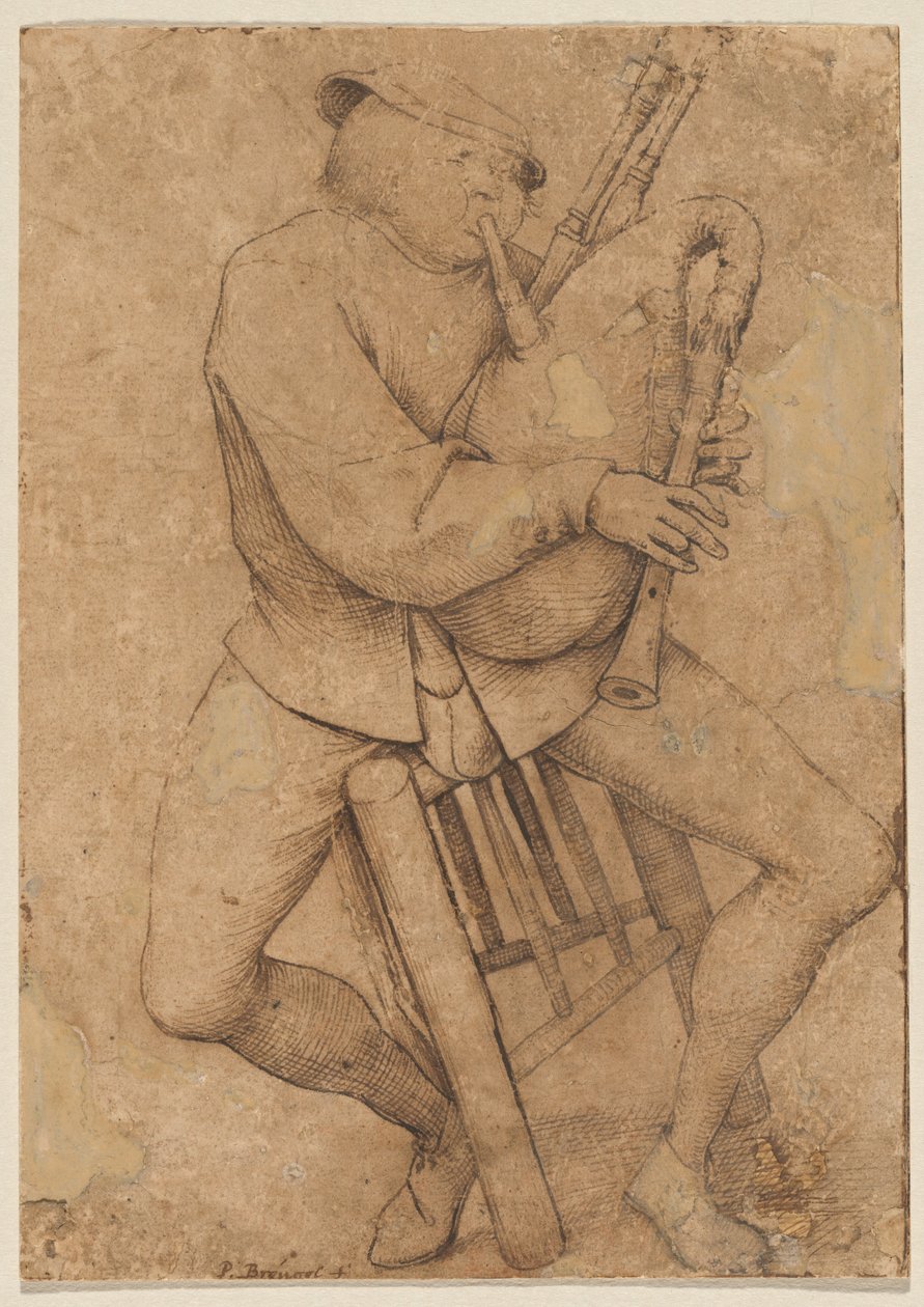 Sækkepibespilleren af Pieter Bruegel the Elder