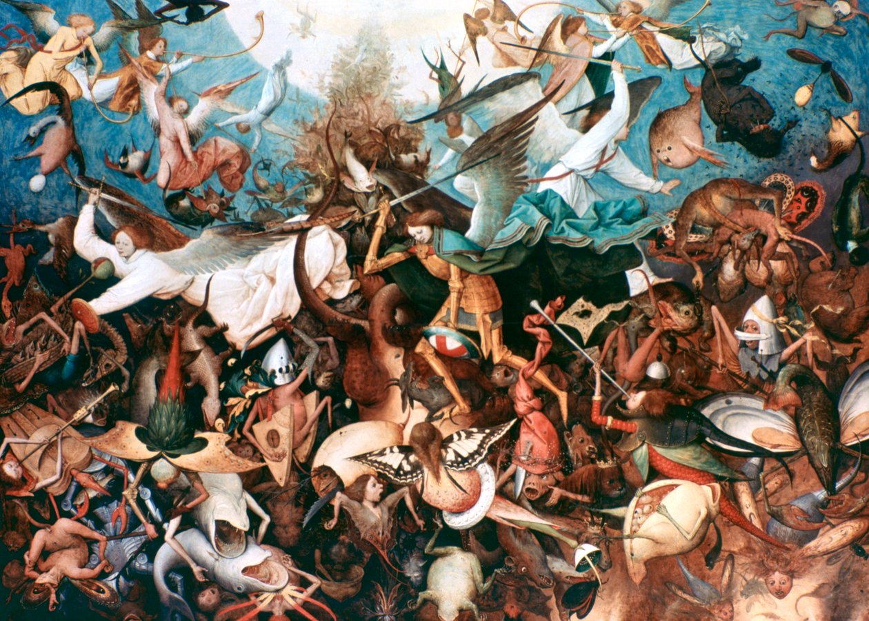 De oprørske engles fald, 1562 af Pieter Bruegel the Elder