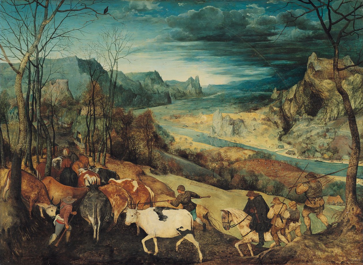 Hollandsk: Flokken vender tilbage





 (Efterår ) af Pieter Brueghel the Elder