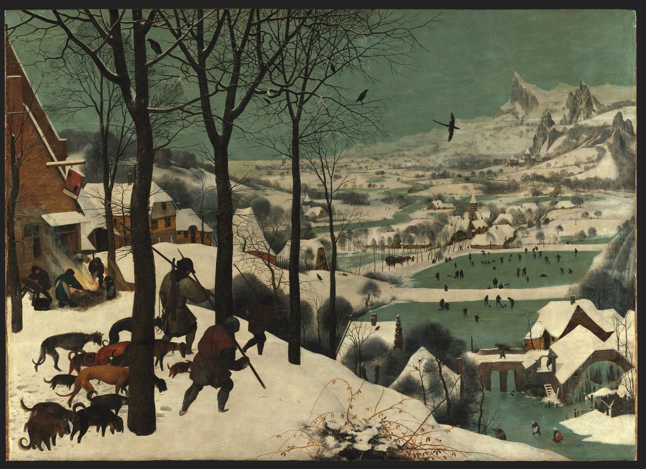 Tysk: Jäger im Schnee (Winter) Jægerne i sneen af Pieter Brueghel the Elder