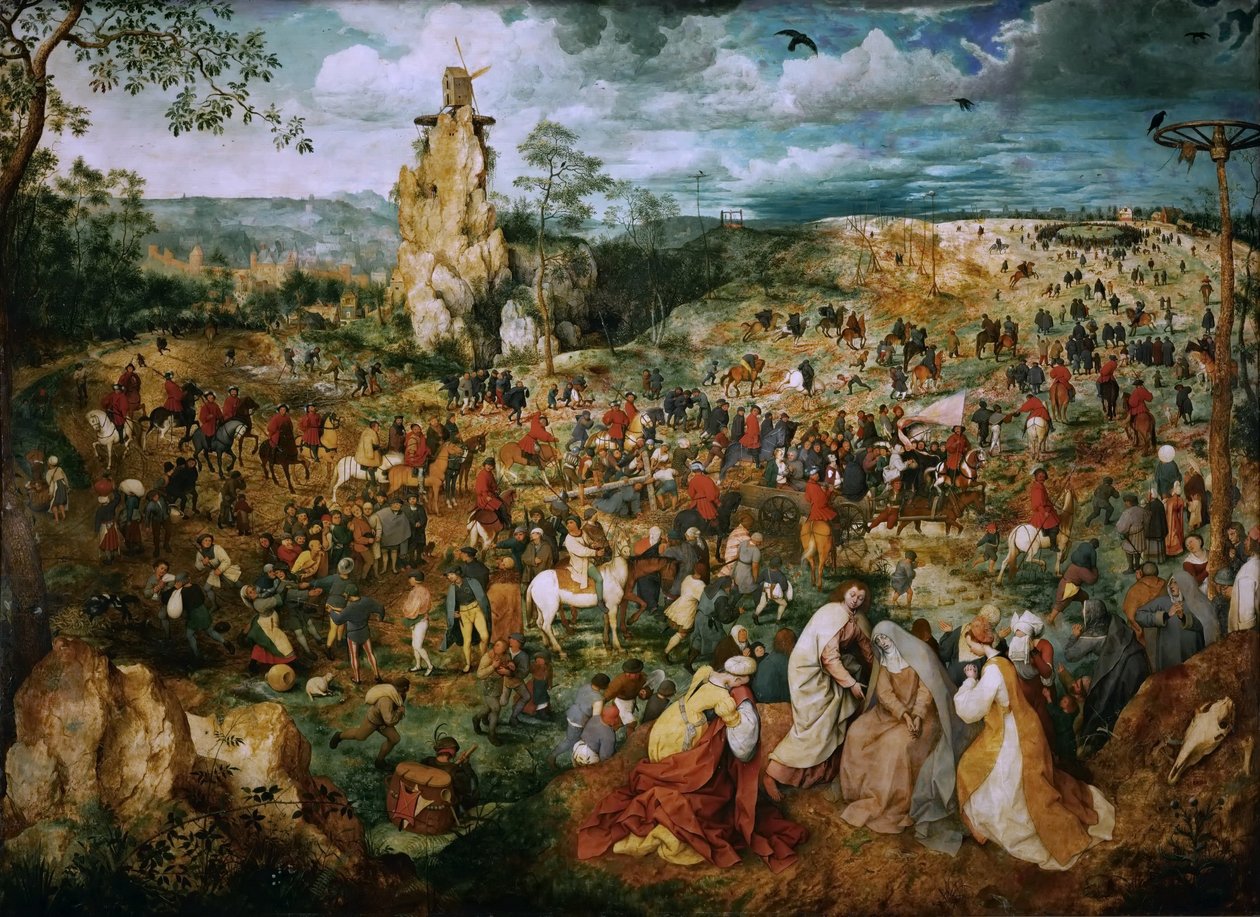 Processionen til Golgata af Pieter Brueghel the Elder