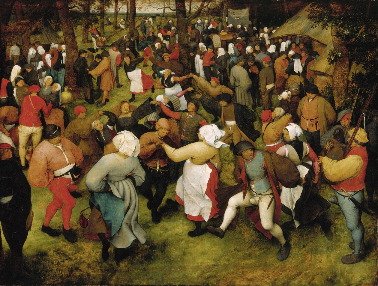 Bryllupsdansen af Pieter Brueghel the Elder
