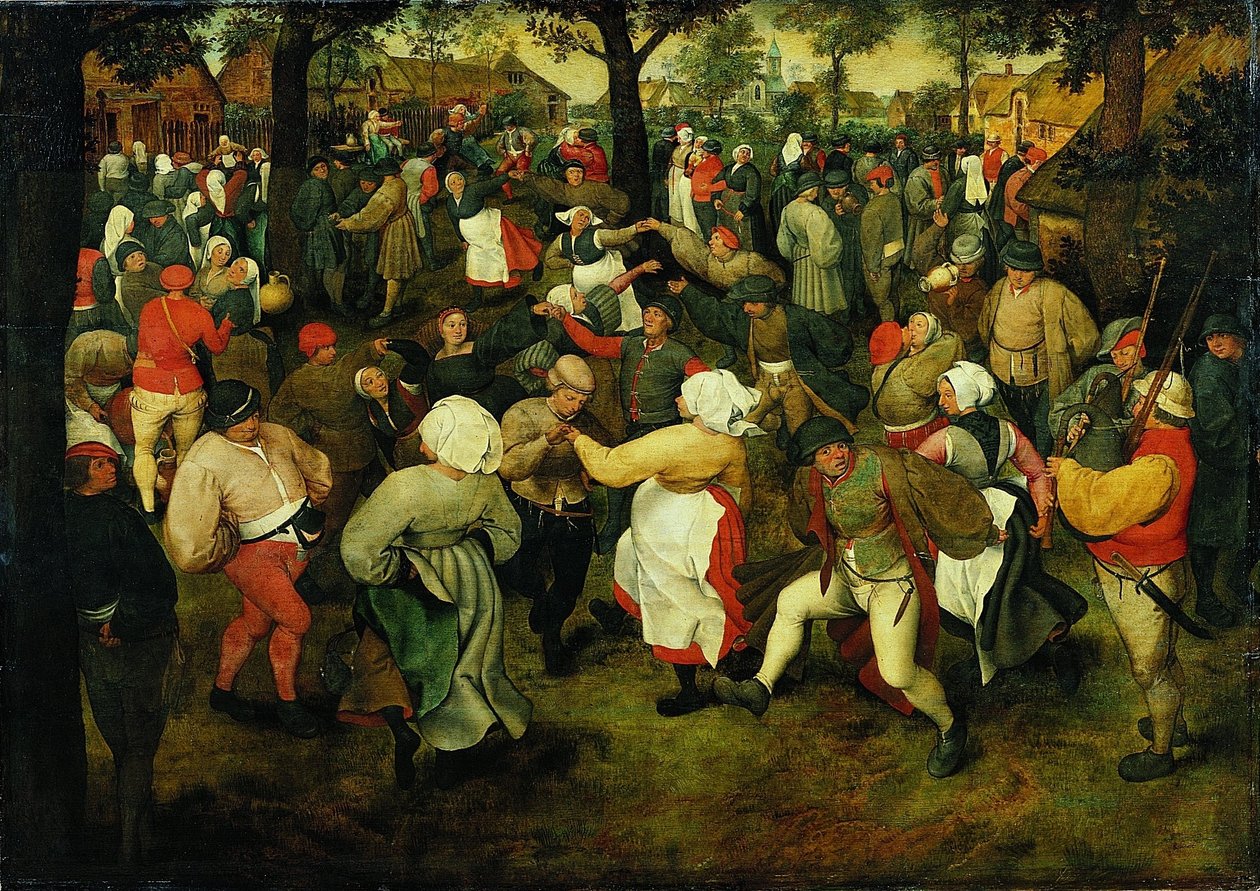 Bryllupsdansen af Pieter Brueghel the Elder