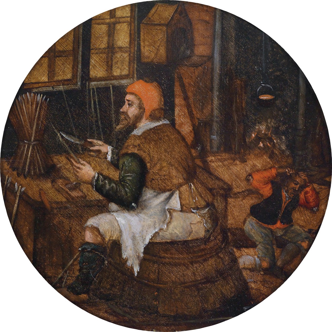 Arrow Maker af Pieter Brueghel the Younger