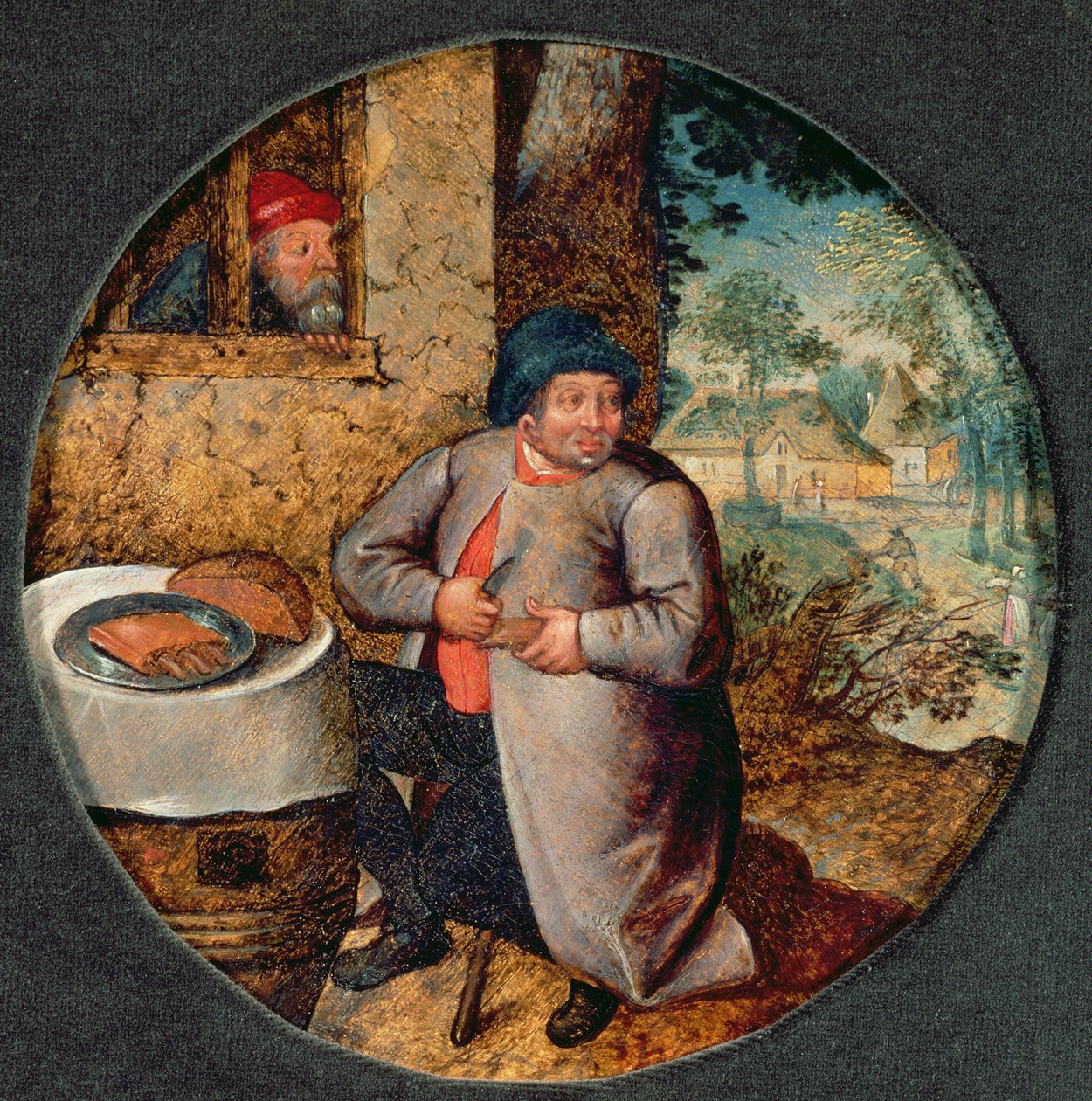 Flamsk ordsprog: fråseri (panel) af Pieter Brueghel the Younger
