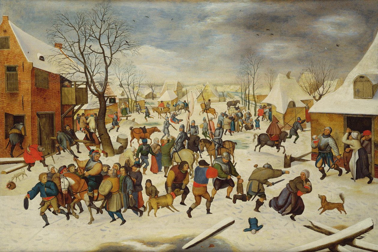 Massacre of the Innocents (ikke det samme som 10020) af Pieter Brueghel the Younger