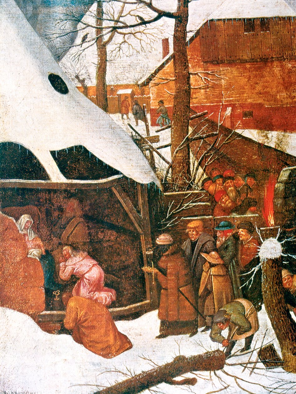 Magi-detaljens tilbedelse, c1584-1638 af Pieter Brueghel the Younger