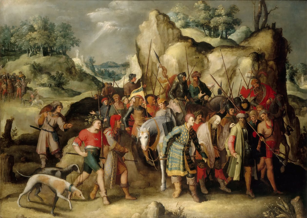 Sankt Pauls omvendelse. af Pieter Brueghel the Younger